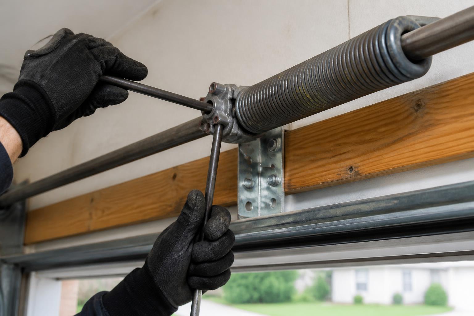 Cable Repair — performed by Myrtle Grove Garage Door Repair in Wilmington, NC